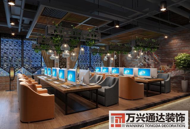 網(wǎng)咖效果圖電競(jìng)網(wǎng)咖效果圖_萬興辦公室裝修公司