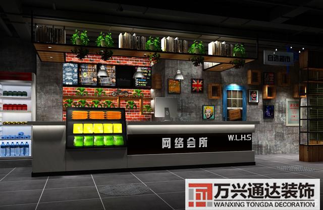 網(wǎng)咖效果圖電競(jìng)網(wǎng)咖效果圖_萬興辦公室裝修公司