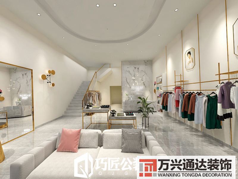 昆明服裝店裝修昆明店面裝修設計效果圖